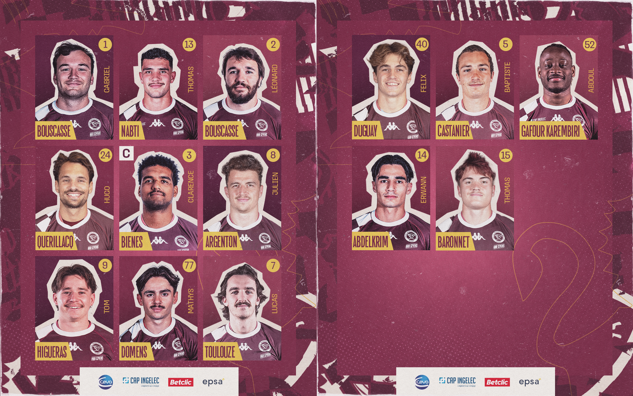 L'équipe convoquée au Med Sevens